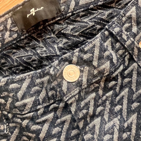 NWOT - 7 For All Mankind - ORIGINAL BOOTCUT - DARK - HARRINGBONE JEAN - 29 x 30' - Picture 10 of 15